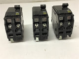Square D 30 Amp Circuit Breaker Type QO 2 Pole Lot of 3