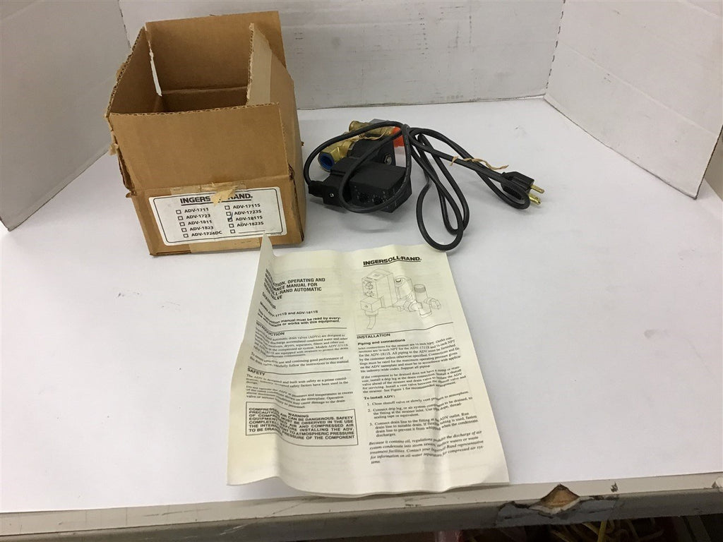Ingersoll Rand 700-119923 24-240 Volts Valve