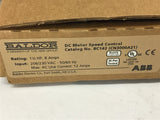 Baldor BC142 DC Speed Control 1 1/2 HP 8 Amps 208/230 vac 12 Amps