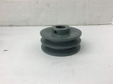 Masterdrive 2BK45-1 Pulley 2 Groove B width Belt 1" Bore