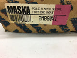 Maska 2MB90X1 Pulley 2 Groove B Width belt 1" Bore