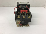 Square D 8536SC03V02S Nema size 1 Starter 10 Hp @ 460 volts 120 volt Coil