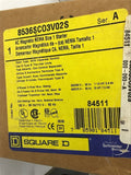 Square D 8536SC03V02S Nema size 1 Starter 10 Hp @ 460 volts 120 volt Coil