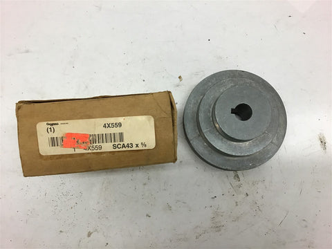 Congress Drives 4" Pulley SCA43 x 5/8 4X559