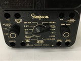 Simpson 260-8 12388 VOM General Purpose Volt Ohm Miliammeter