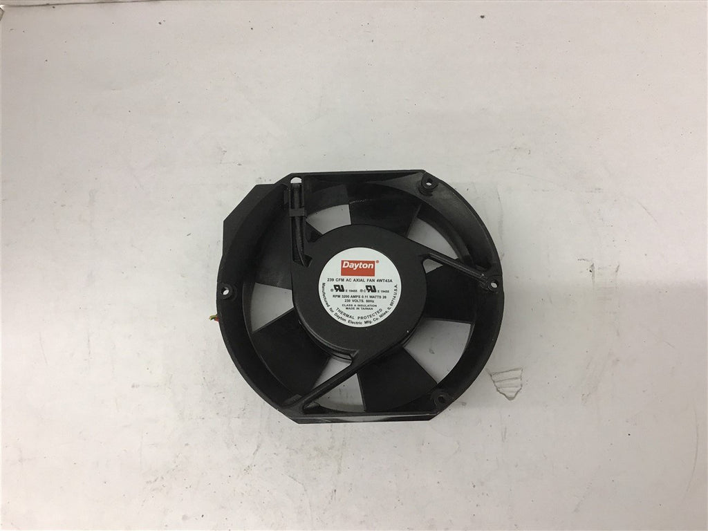 Dayton 4Wt43A Ac Axial Fan 239 CFM 230 volts