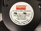 Dayton 4Wt43A Ac Axial Fan 239 CFM 230 volts