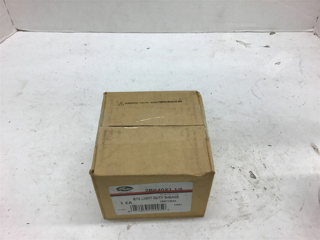 Gates 2BK40x1.1/8 Pulley 2 Groove 1 1/8" Bore