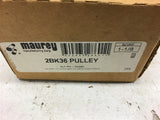 maurey 2BK36 Pulley 1/1/8" Bore
