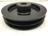 2 Grove Pulley OD=8 1/4, Bore 1 1/8 Pulley