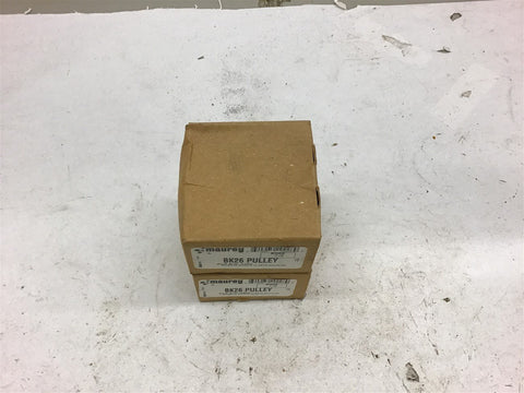 Maurey BK26 Pulley Single Groove 7/8" Bore Lot of 2