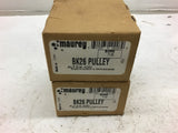 Maurey BK26 Pulley Single Groove 7/8" Bore Lot of 2