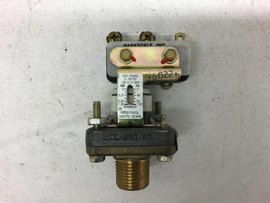 Barksdale E1S-H90-BB Mechanical Pressure Switch Series E1S