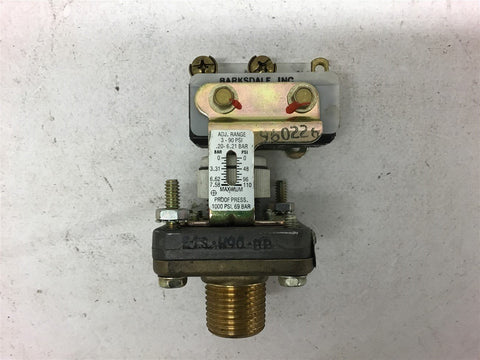 Barksdale E1S-H90-BB Mechanical Pressure Switch Series E1S