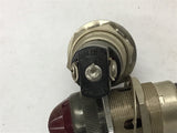 Dialco 75W 125V Red & Black Indicator Lights Lot of 15