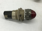 Dialco 75W 125V Red & Black Indicator Lights Lot of 15