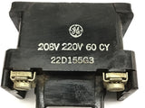 General Electric 22D155G3 Operating Coil 208/220V 60CY