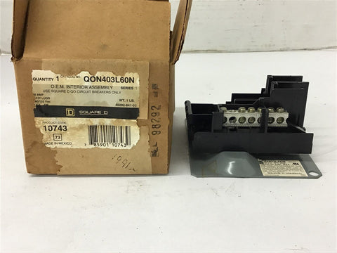 Sqaure D QON403L60N OEM Mounting Base 60 Amp 240 Vac