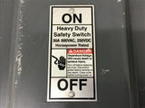 Siemens HF361 30 Amp Fusible Safety Switch 600 Volts