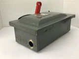 Siemens HF361 30 Amp Fusible Safety Switch 600 Volts