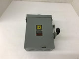 Square D D221NRB 30 Amp Safety Switch 240 vac 3R