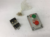 Killark XCS-0B4 Double Push Button Cover RED/GREEN START/STOP