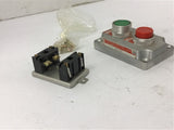 Killark XCS-0B4 Double Push Button Cover RED/GREEN START/STOP