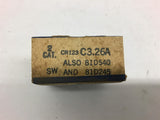 GE C3.26A Overload Thermal Relay Elements Lot of 5