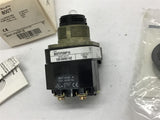 Allen Bradley 800T FXNP16 Illuminated Push Button Type 4,13 120V 3 Position
