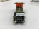Allen Bradley 800T-FXR10A Illuminated PUSHBUTTON 120V Type 4,13 2 Pos Amber