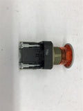 Allen Bradley 800T-FXR10A Illuminated PUSHBUTTON 120V Type 4,13 2 Pos Amber