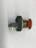Allen Bradley 800T-FXR10A Illuminated PUSHBUTTON 120V Type 4,13 2 Pos Amber