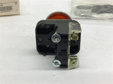 Allen Bradley 800T-FXR10A Illuminated PUSHBUTTON 120V Type 4,13 2 Pos Amber