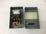 Square D 8536SAG12V02S AC magnetic Starter Size 00 480 V 2 HP 120 V Coil