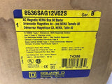 Square D 8536SAG12V02S AC magnetic Starter Size 00 480 V 2 HP 120 V Coil