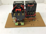 Square D 6736 SC O6 size 1 Reversing Starter 120 Volt coil 460 Volts @ 10 HP