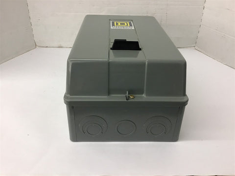 Square D 8536SDG6 Size 2 Motor Starter 230 Volts 7 1/2 HP 600 Vac