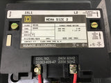 Square D 8536SDG6 Size 2 Motor Starter 230 Volts 7 1/2 HP 600 Vac