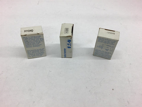 Cutler Hammer H1040 Eaton Overload Relay Heater Element Lot of 3