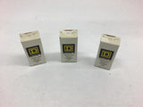 Square D B50 Relay Thermal Unit Lot of 3