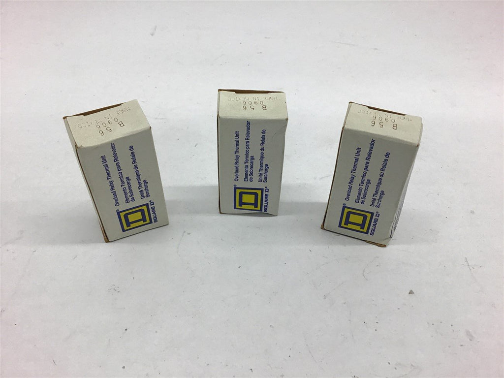 Square D B56 Overload Relay Thermal Unit Lot of 3