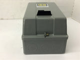 Square D 8530 SCG1V03 Size 1 Magnetic Starter 240 volt Coil 3 H@ 230 Volts