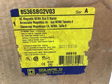 Square D 8536SBG2 Size 0 460 V @ 5 Hp 240 volt Coil