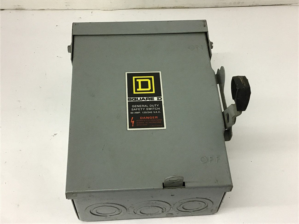 Square D211NRB Safety Switch 30 Amp 120/240 Volts 3R