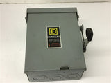 Square D211NRB Safety Switch 30 Amp 120/240 Volts 3R