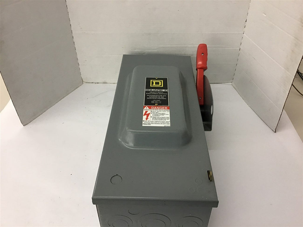 Square D H363 Safety Switch 100 Amp 600 Volts