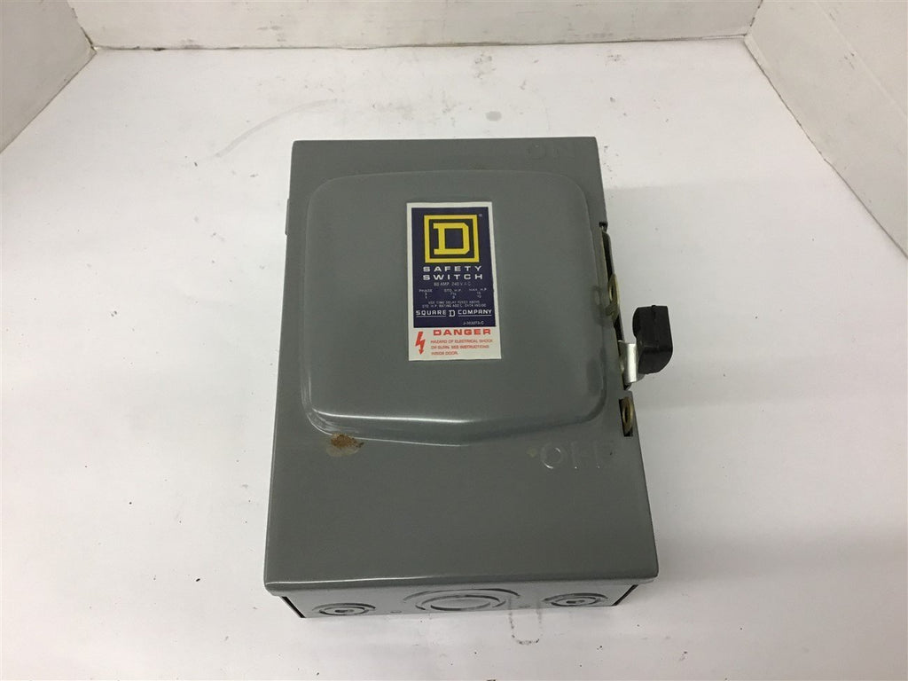 Square D D222N Safety Switch 60 Amp 240 vac