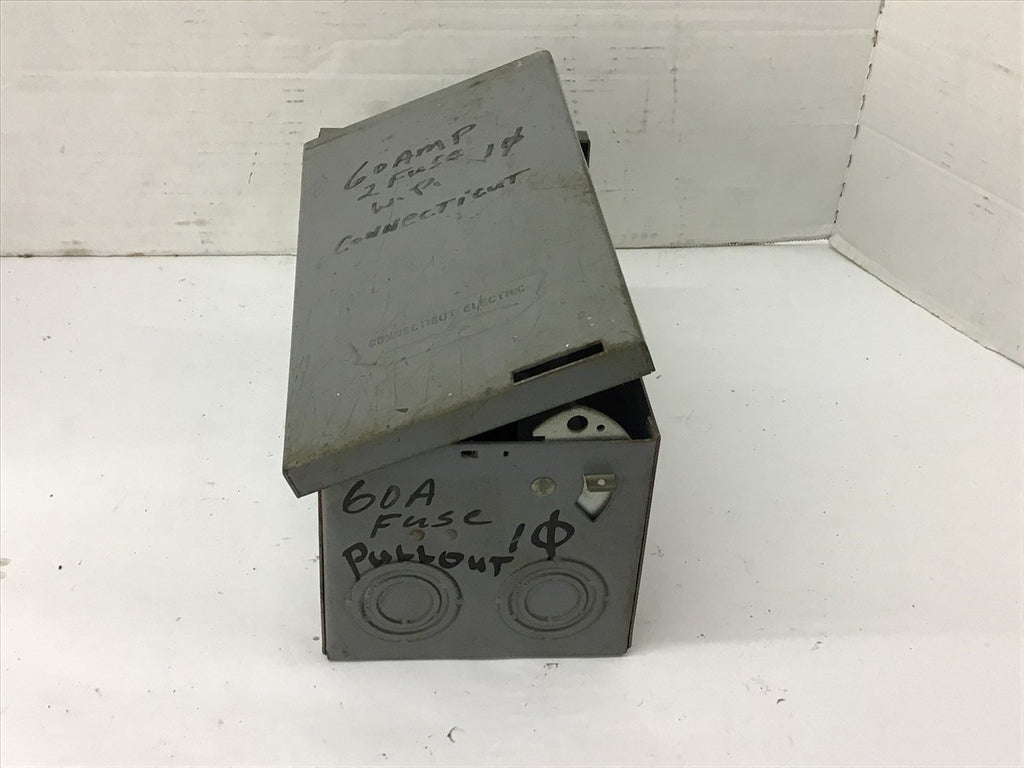 Connecticut Electric 06000 60 Amp 240 Vac Enclosure