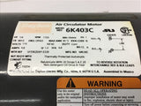 Dayton 6K403C 1/4 HP AC Motor 115 Volts 1800 Rpm 4 P Single Phase