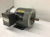 Baldor IDNM3538 1/2 HP AC Motor 230/460 Volts 1800 Rpm 4P 56C Frame